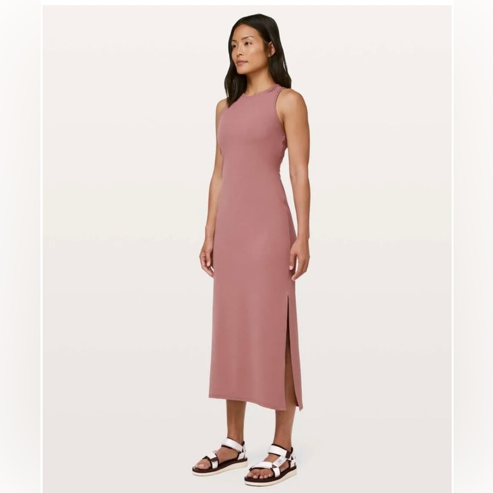 Lululemon Get Going Dress Red Dust